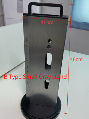 Rotating Smart Lock Display Stand for Exhibition Hall with Fingerprint Locks Compatibility