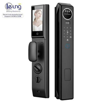 Qleung S959max Smart Door Lock with Cloud Data Storage WiFi Network and Emergency Power USB