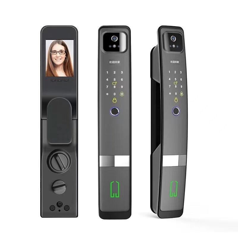 Digital 10 Languages 3D Face Tuya Wifi APP Lock Password Key Code Biometric Fingerprint Smart Automatic Lock