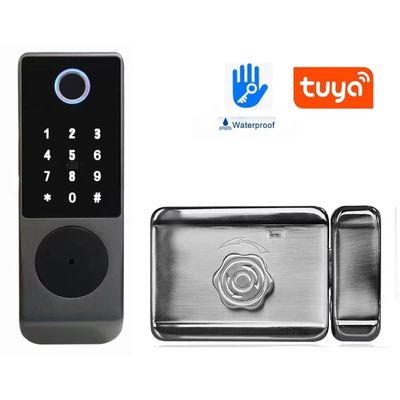 Tuya TTlock قفل الباب المقاوم للماء IP65 قفل الباب الذكي المتقدم