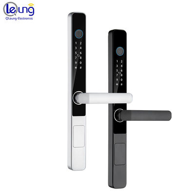 IP65 قفل الباب الذكي الزجاج المقاوم كلمة المرور القفل الذكي بصمة الأصابع