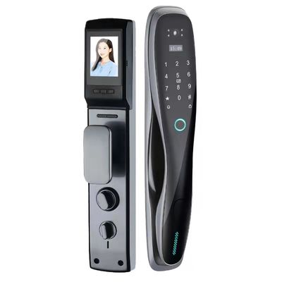 Qleung S928MAX أوتوماتيكي بالكامل Usmart Go Wifi قفل الباب عن بعد كلمة مرور بصمة أصابع بيومترية قفل الباب الذكي