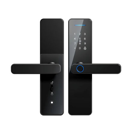 Qleung S811 قفل الباب الرقمي الذكي عالي الجودة Tuya Wifi TTlock التحكم عن بعد قفل الباب الذكي