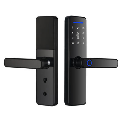 S811 قفل الباب المنزلي الذكي بصمة الاصبع Zigbee Wifi TTlock APP التحكم عن بعد قفل الباب Tuya
