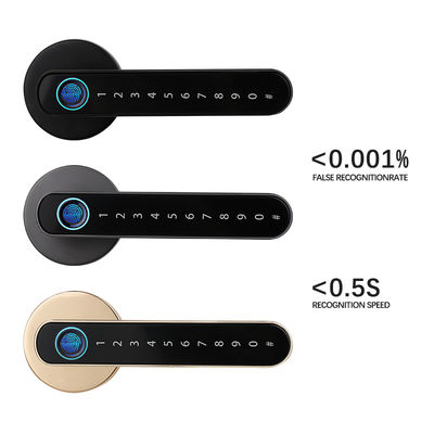 قفل الباب ذكي بصمة الاصبع Qleung S604L مع Wifi Tuya App Control كلمة مرور بدون مفتاح لغرفة النوم Tuya Smart Home Door Lock