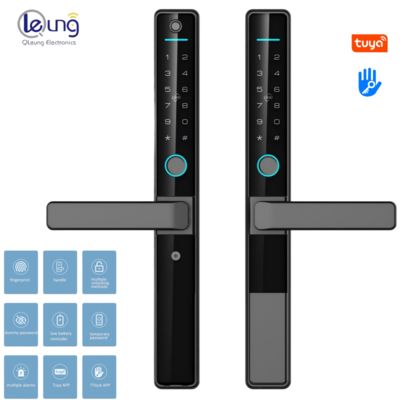 قفل باب ذكي خارجي مقاوم للماء بهيكل من سبائك الألومنيوم وضمان لمدة عامين